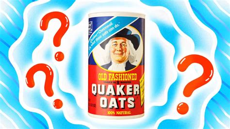  「Quaker Oats Man」：鮮やかな色彩とユーモラスな人物描写